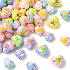 24Pcs 12 Styles Freehand Acrylic Beads&nbsp;FIND-YW0011-36