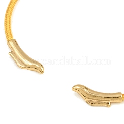 Braided Steel Wire Bangles Making&nbsp;KK-CBA6056-02I-G