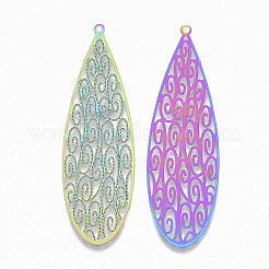 Ion Plating(IP) 304 Stainless Steel Filigree Big Pendants&nbsp;STAS-S108-81