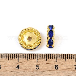Brass Rhinestone Spacer Beads&nbsp;RB-A014-L12mm-05G
