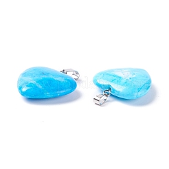 Natural Turquoise Pendants&nbsp;G-G956-B48-FF