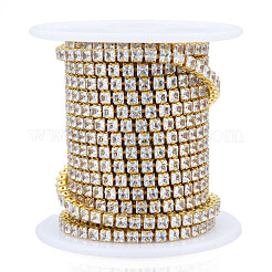 Square Cubic Zirconia Strass Chains&nbsp;CHC-N020-07
