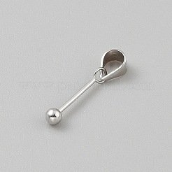 925 Sterling Silver Pendant Bails&nbsp;STER-WH0004-053A-P