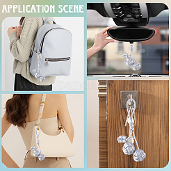 Imitation Leather Woven Ball Pendant Decorations&nbsp;AJEW-WH20054-143A