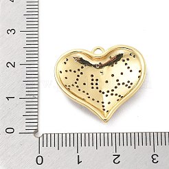 Brass Micro Pave Clear Cubic Zirconia Pendants&nbsp;KK-L228-43A-G