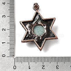 Natural Amazonite Pendants&nbsp;G-A297-06R-18