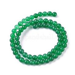 Dyed Natural Jade Beads Strands&nbsp;JB6mm-05