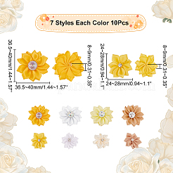 80Pcs 8 Styles Handmade Polyester Costume Accessories&nbsp;DIY-WR0004-28
