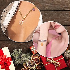 10Pcs 5 Styles Alloy Enamel Pendants&nbsp;FIND-YW0005-43