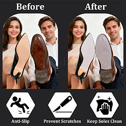 Silicone Anti-slip Shoe Stickers&nbsp;FIND-WH0139-954