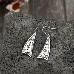 Triangle Alloy Dangle Earrings&nbsp;FS-WG41F15-01