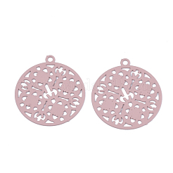 430 Stainless Steel Filigree Pendants&nbsp;STAS-T042-10E
