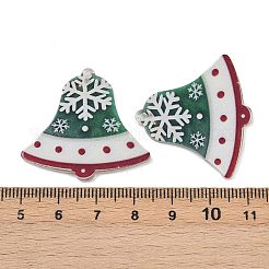 Christmas Themes Opaque Printed Acrylic Pendants&nbsp;OACR-B037-01