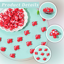 50Pcs Opaque Acrylic Beads&nbsp;OACR-PA0001-78