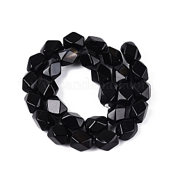 Natural Black Agate Beads Strands&nbsp;GG-N361-06A-07