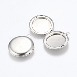 Tarnish Resistant 316 Stainless Steel Locket Pendants&nbsp;A-STAS-G146-16P
