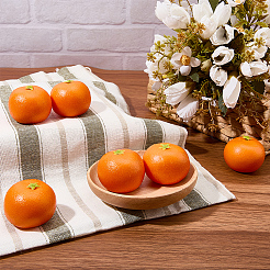 Plastic Orange Display Decorations&nbsp;DJEW-CN0001-47A