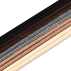 Braided Waxed Cotton Cord Necklace Making&nbsp;MAK-YWC0001-01P-M2