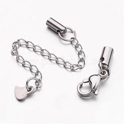 Tarnish Resistant 304 Stainless Steel Chain Extender&nbsp;FIND-JF00079-02