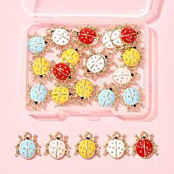 24Pcs Alloy Enamel Charms&nbsp;ENAM-FS0003-75