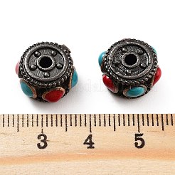Brass Enamel Beads&nbsp;KK-S377-03B