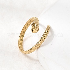 5Pcs 304 Stainless Steel Open Cuff Rings for Women&nbsp;RJEW-K313-05G