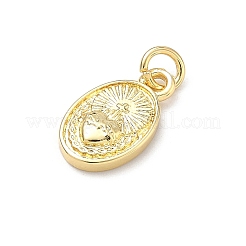 Religion Brass Pendants&nbsp;KK-P345-53G-04