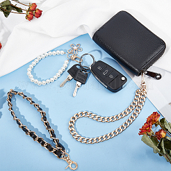 3Pcs 3 Style Wrist Phone Case Pendant Decoration & Wristlet Bag Straps&nbsp;AJEW-WR0001-91C