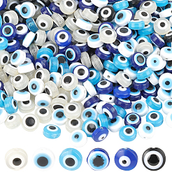 600Pcs 6 Colors Resin Beads&nbsp;RESI-PA0001-06
