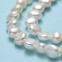 Natural Cultured Freshwater Pearl Beads Strands&nbsp;PEAR-A005-05D-01