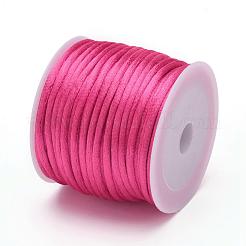 Nylon Satin Rattail Cords&nbsp;NWIR-L006-2mm-33