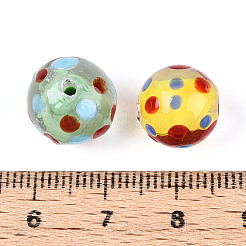 Handmade Lampwork Beads Strands&nbsp;LAMP-N036-07A-01