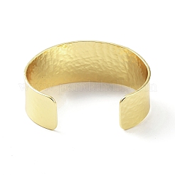 Rack Plating Brass Open Wide Cuff Bangles for Women&nbsp;BJEW-D032-06G