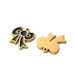 Ion Plating(IP) 304 Stainless Steel Enamel Charms&nbsp;STAS-M102-48G