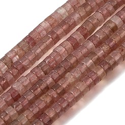 Natural Strawberry Quartz Beads Strands&nbsp;GG-CBA8682-B02