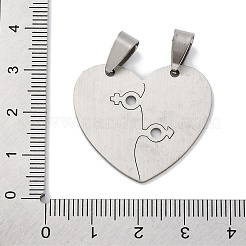 201 Stainless Steel Pendants&nbsp;STAS-Q342-44P