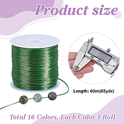 16 Rolls 16 Colors Flat Elastic Crystal String&nbsp;EW-PH0001-13