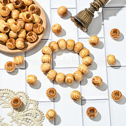 Pine Wood Beads&nbsp;WOOD-PA0001-03A