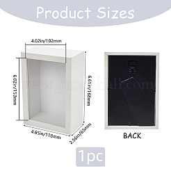 Rectangle Wood Photo Frame Stand&nbsp;AJEW-WH20019-04A