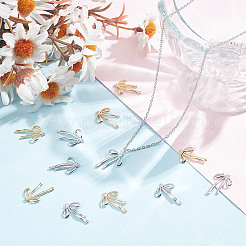 12Pcs 2 Colors Brass Rhinestone Pendants&nbsp;KK-HY0003-75