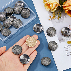 20Pcs Alloy Shank Buttons&nbsp;BUTT-FH0001-036B
