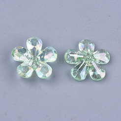 Transparent Acrylic Bead Caps&nbsp;TACR-T007-05C