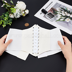 PU Leather Wide Elastic Corset Belts&nbsp;AJEW-WH0263-46B