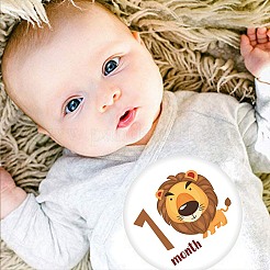 Newborn Monthly Milestone Stickers&nbsp;DIY-H127-B07