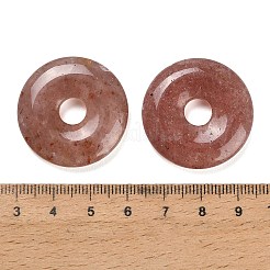 Natural Strawberry Quartz Pendants&nbsp;G-F831-A11