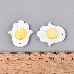 Natural Freshwater Shell Pendants&nbsp;BSHE-T014-28