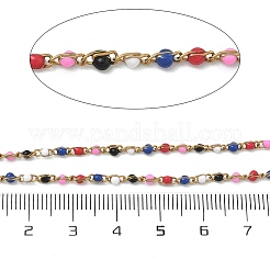 304 Stainless Steel Enamel Twisted Chains&nbsp;STAS-R100-40G-03