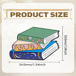 1Pc Book Enamel Pins&nbsp;JEWB-LP0004-51