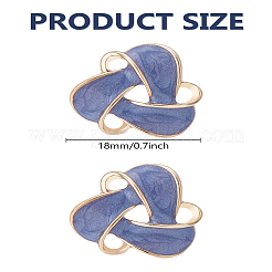 1Pair Alloy Enamel Stud Earrings&nbsp;EJEW-LP0008-008