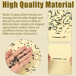 240Pcs 24 Styles Glass Twisted Bugle Beads&nbsp;SEED-YW0003-12